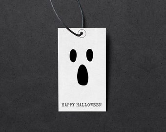 Ghost Halloween Gift Tag – Printable Party Favor (Digital Download)