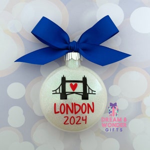 London Bridge UK England Christmas Ornament