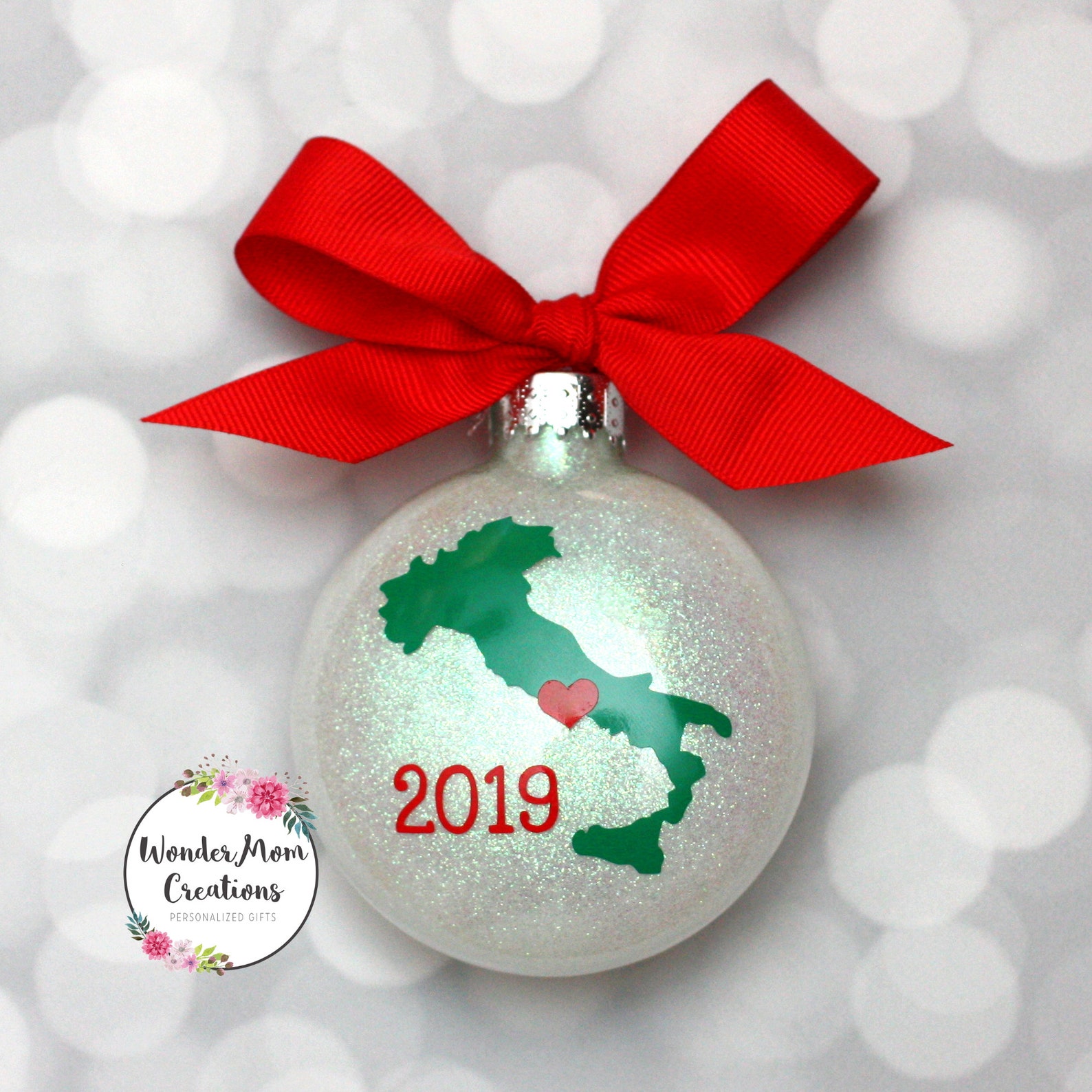 Italy Christmas Ornament | Etsy