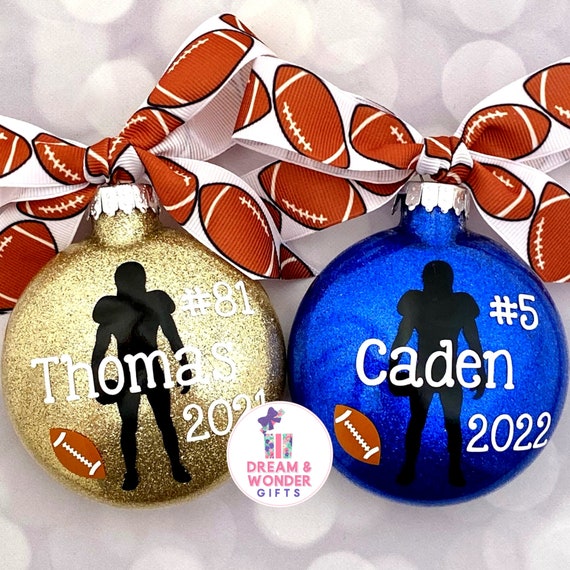 Christmas Day College Football 2022 Football Player High School College Personalized Christmas | Etsy Singapore
