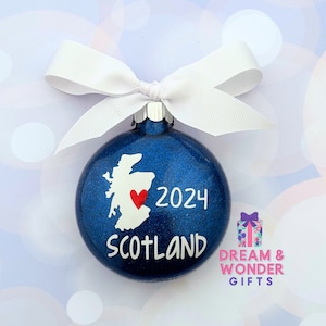 Scotland Travel Vacation Christmas Ornament