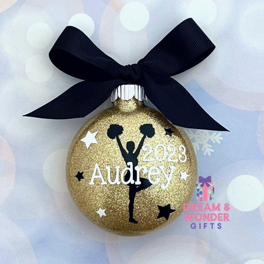 Cheerleader Personalized Christmas Ornament - Etsy