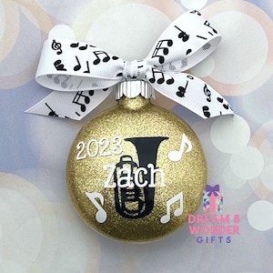 Tuba Personalized Christmas Ornament