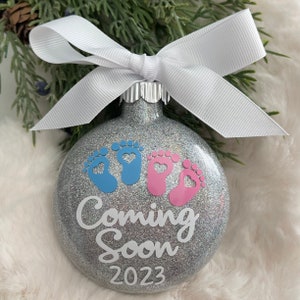 Coming Soon Twins 2025 Christmas Ornament