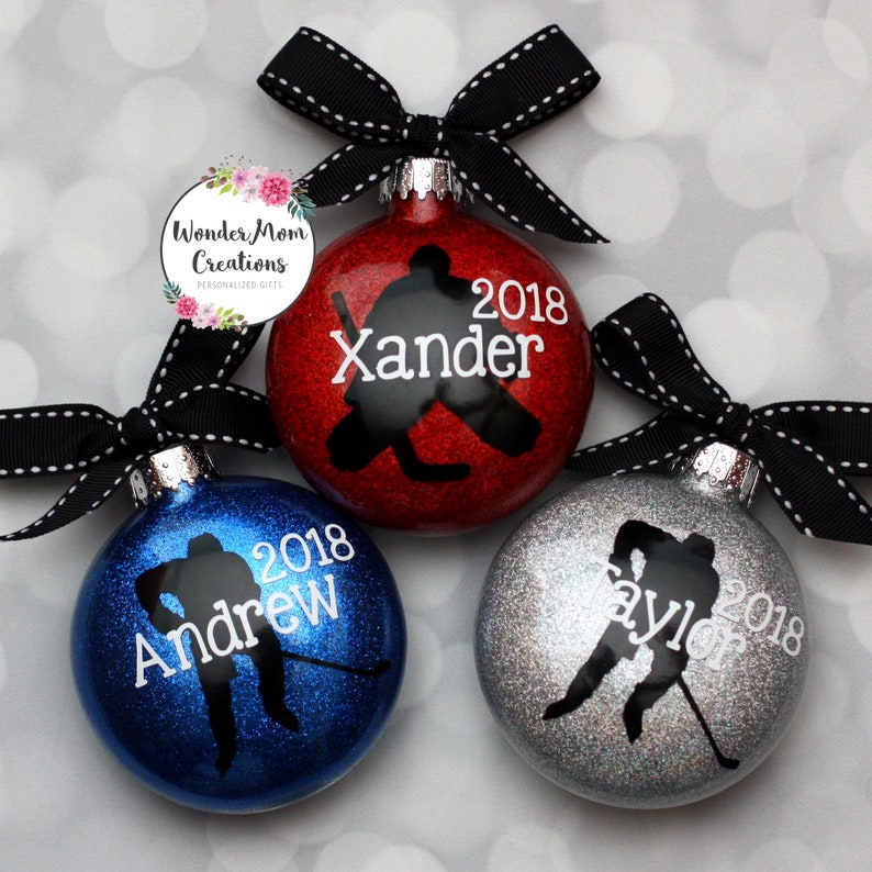 Hockey Christmas Ornaments 