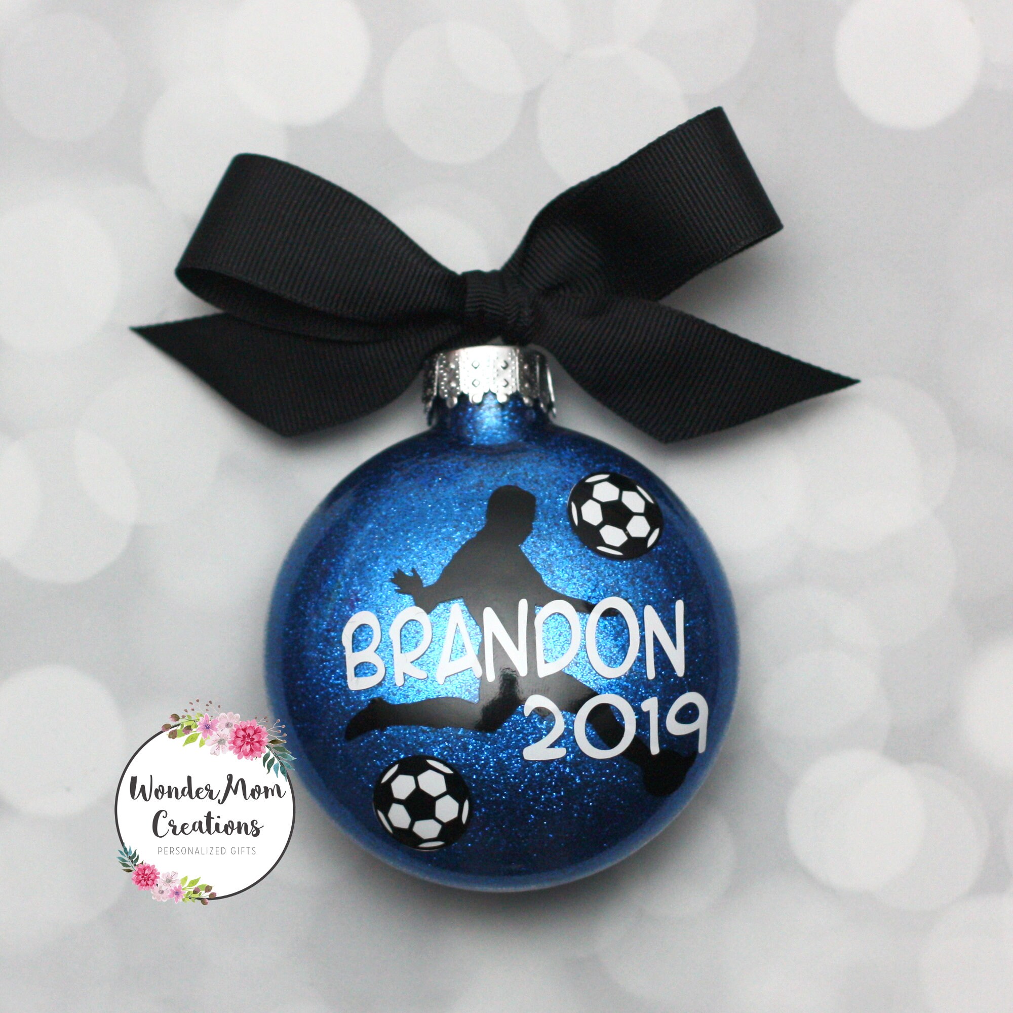 Soccer Personalized Ornament Soccer Coach Ornament Etsy