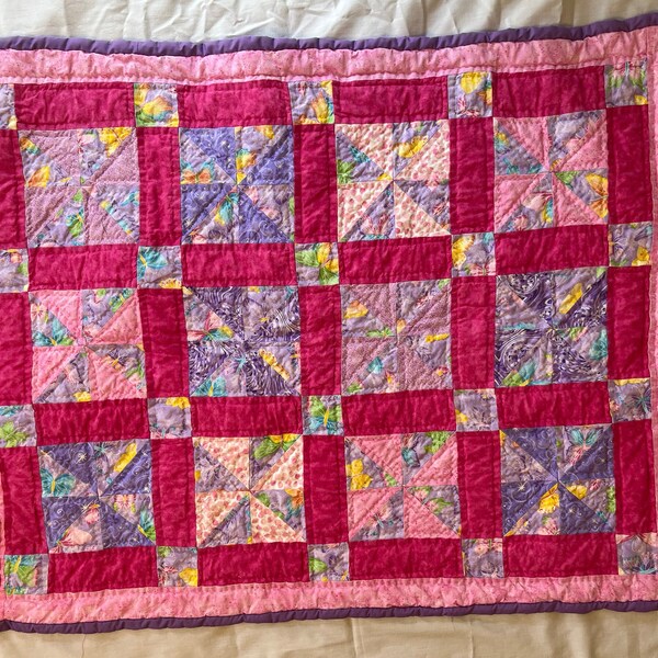 Hand Quilted Baby Quilts Etsy
