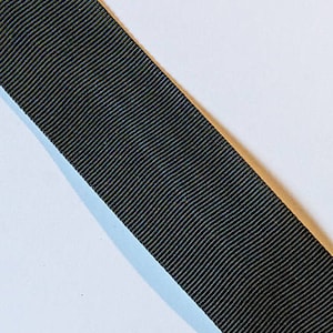 Cinta de Grosgrain Negro de 1" de ancho