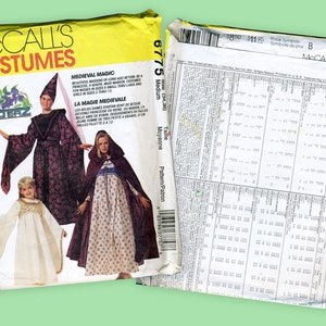 McCall's 6775 Medieval Magic Vintage Pattern size M (34-36)