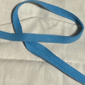 blue knit braid binding