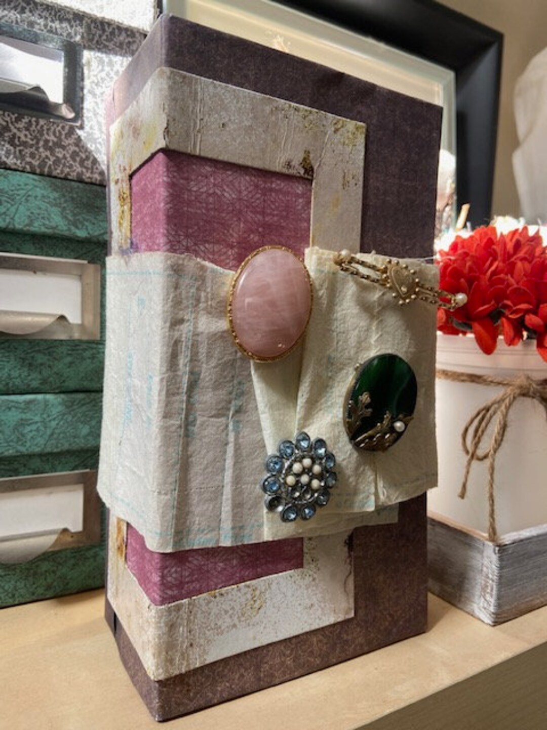 Vintage Pin Handmade Junk Journal - Etsy