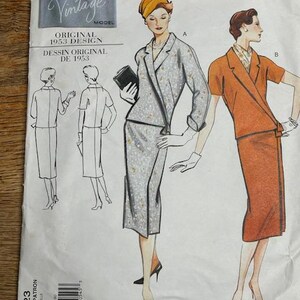1999 Vintage Original DRESSIN Design Vogue 2323 Sewing Pattern - Size ...