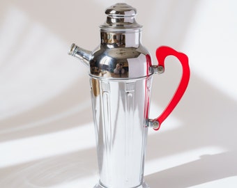 Vintage Chrome Art Deco Cocktail Shaker