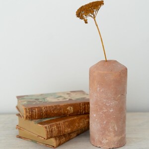 Handmade Terracotta Vase, Wabi Sabi Decor, Modern Minimalist Decor, Textured Stoneware Vessel, Clay Pot, Clay Pottery