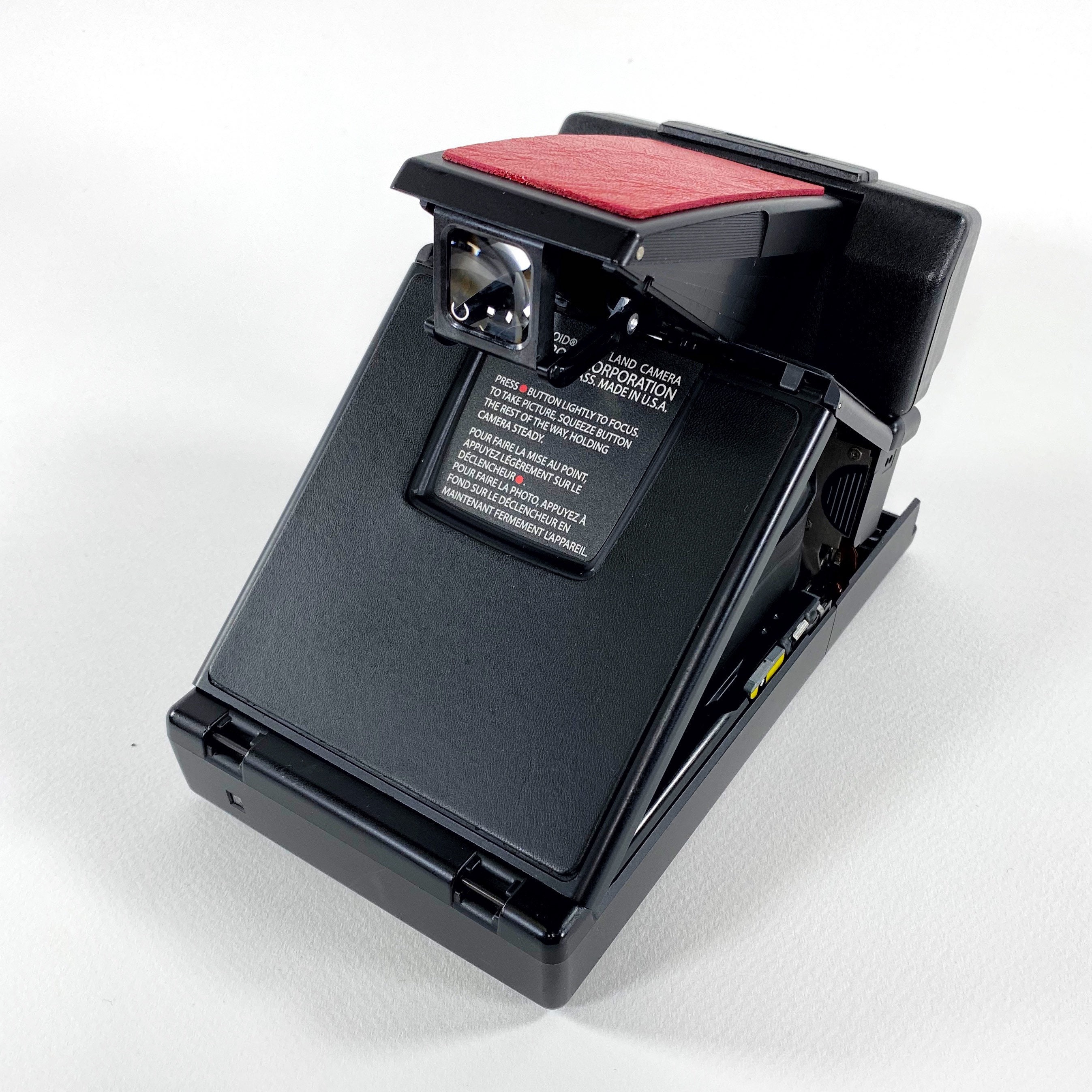 Rebuilt Polaroid SX70 Sonar Autofocus special black body - Updated to