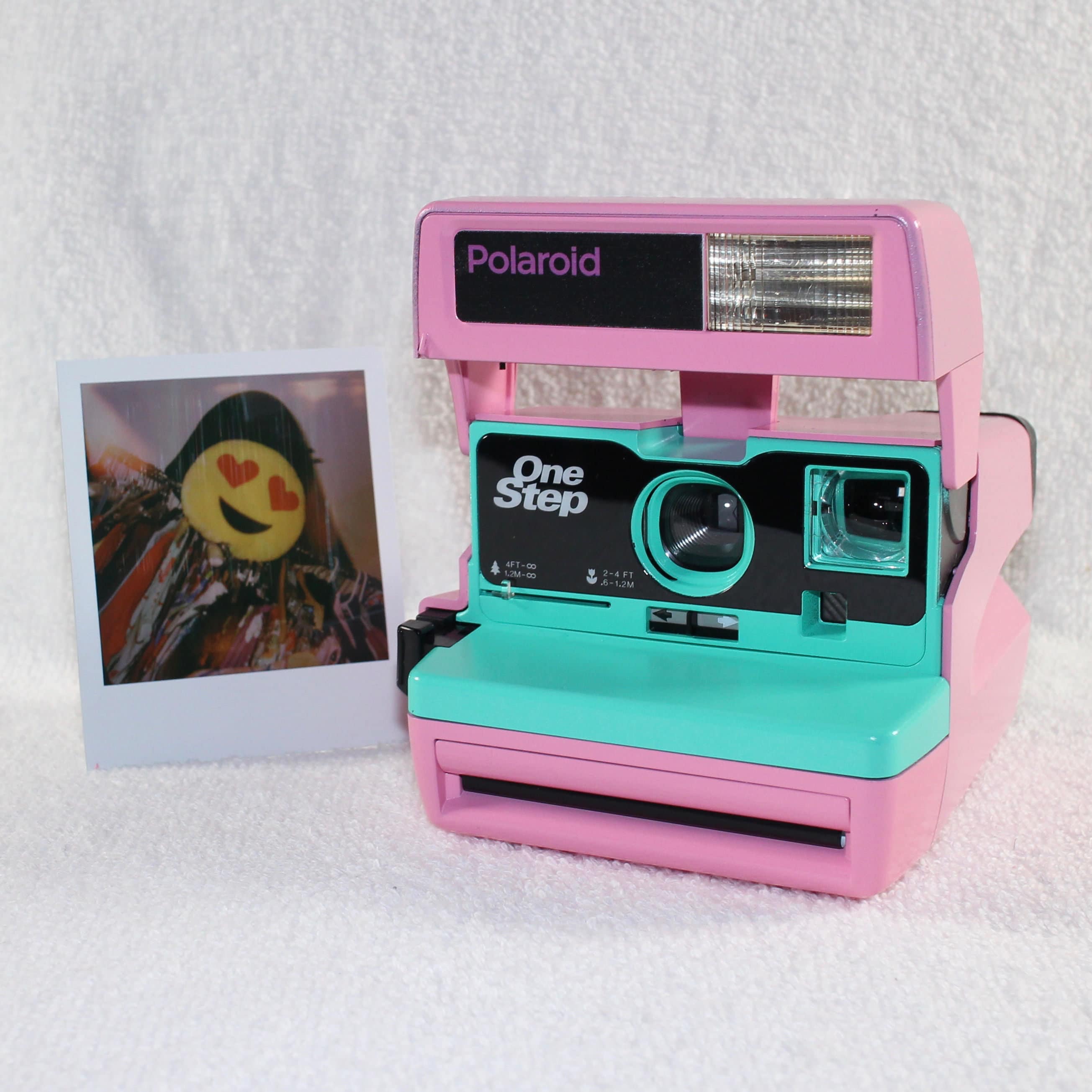 light green polaroid