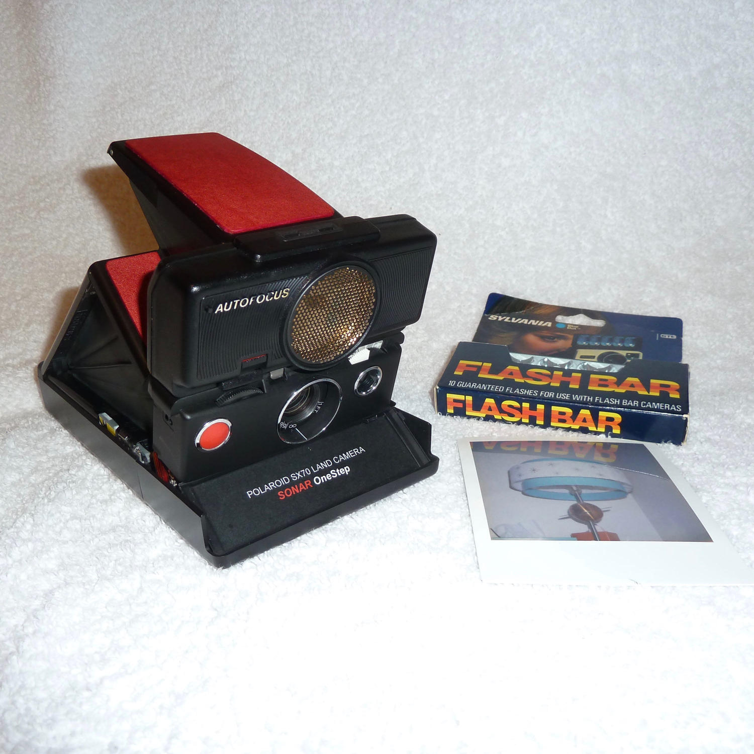 Polaroid SX-70 Land Camera Polasonic Autofocus Model 2 / Appareil Photo Vintage