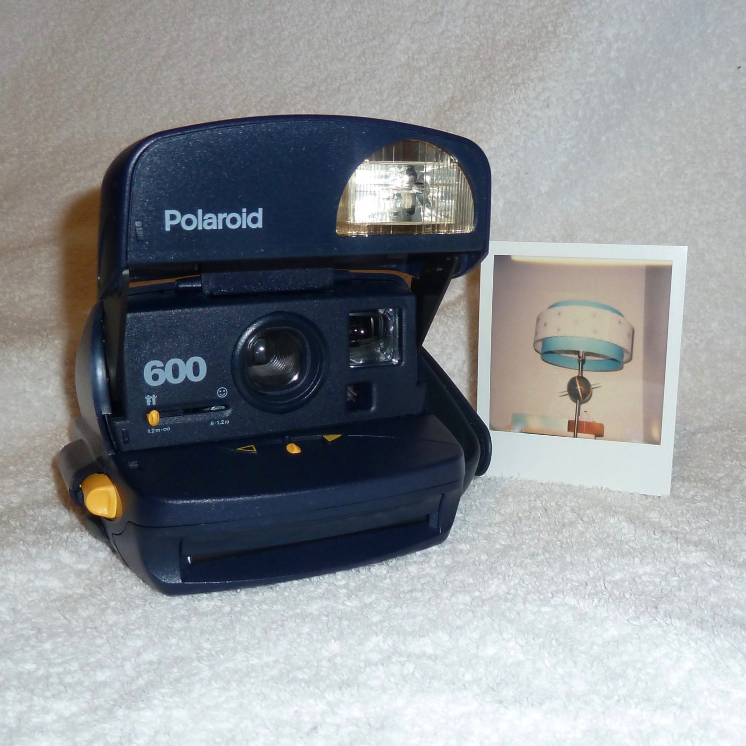 Polaroid 600 Round Instant Film Camera Express 600 film Camera Blue