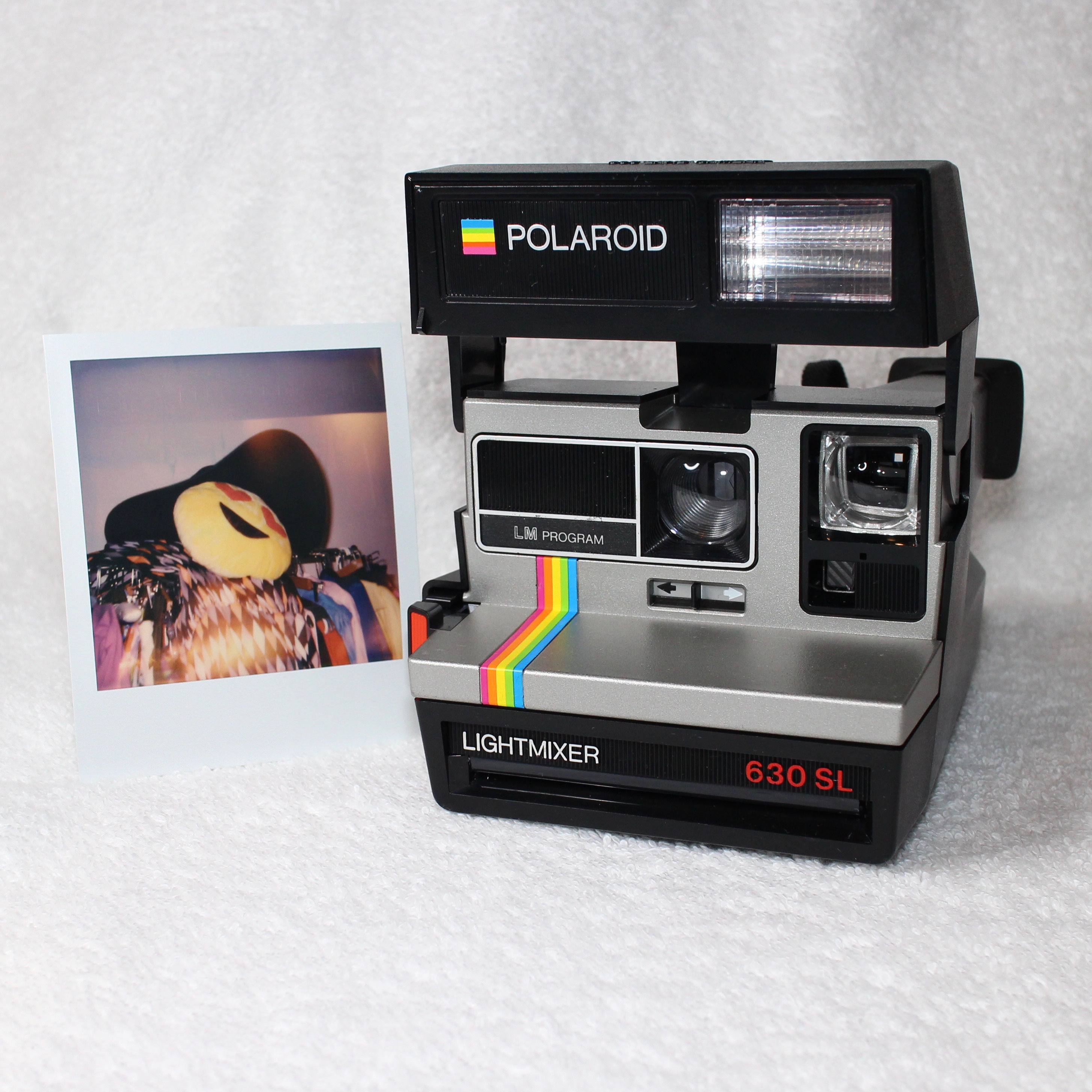 Original Silver with Rainbow Polaroid Lightmixer 630SL - Works Great,  Tested and Cleaned