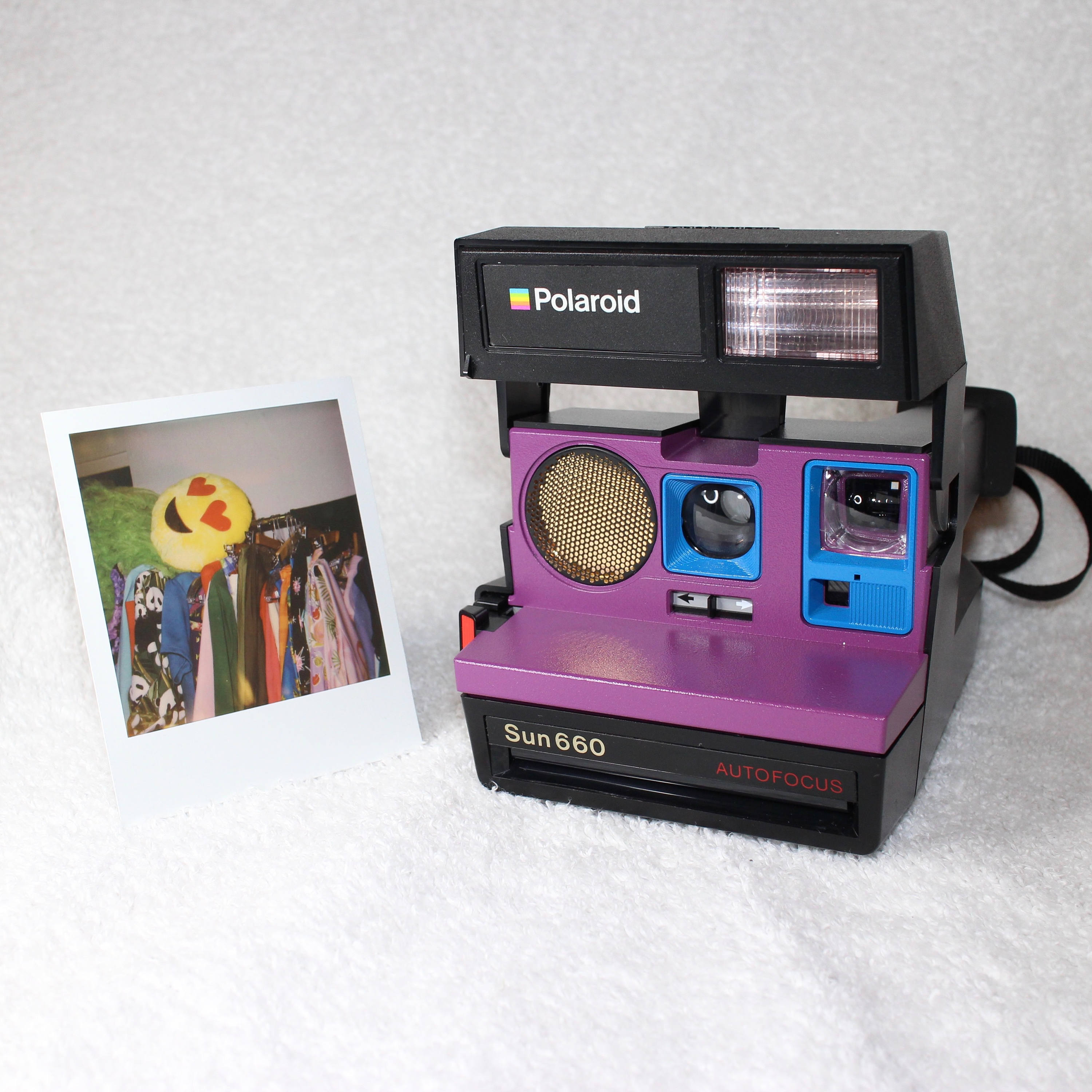 Fotocamera Polaroid 660 Sonar Autofocus - Pellicola Istantanea Vintage Tipo 600