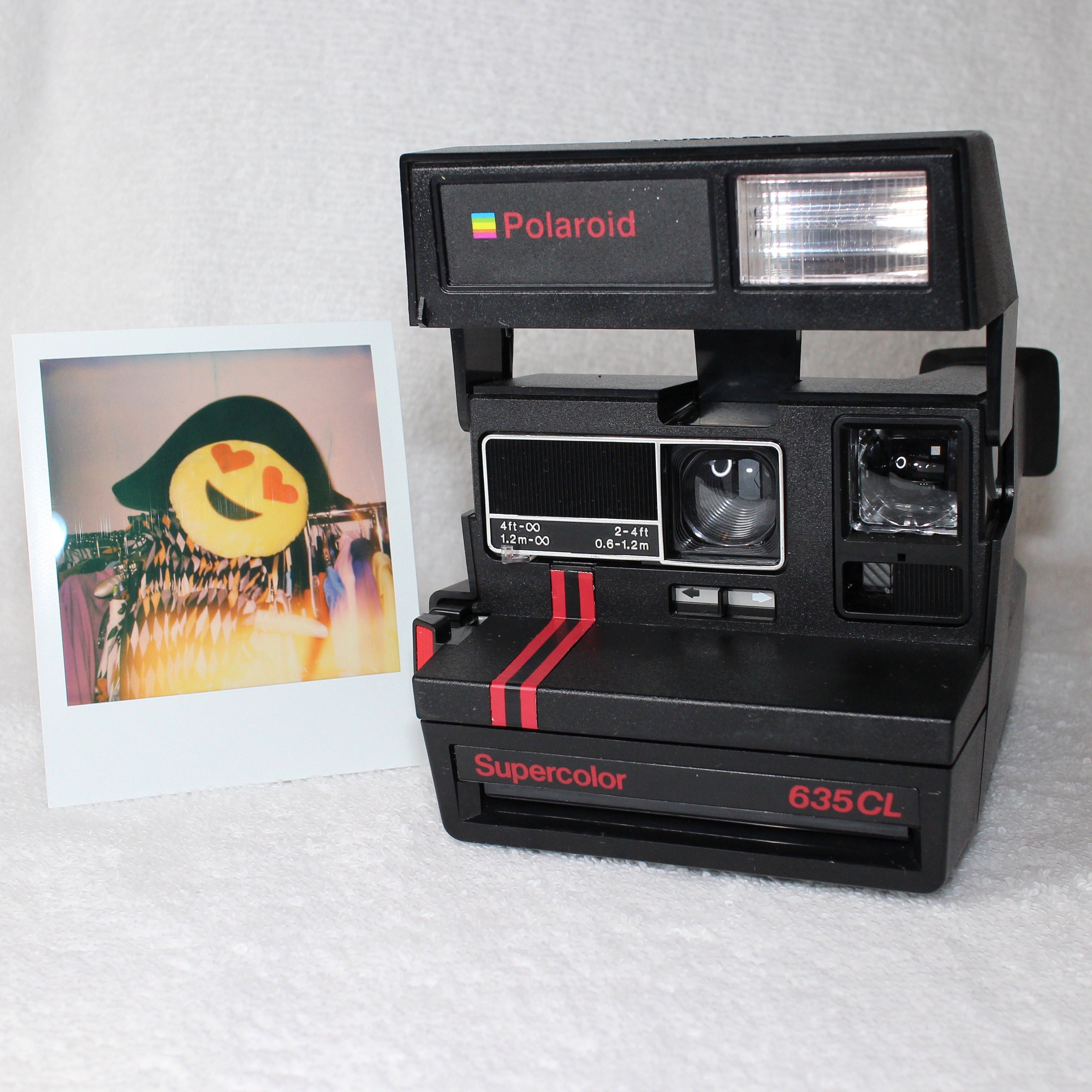 Monarca pirámide marido Original Dual Stripe Polaroid Supercolor 635CL - Works Great, Tested and Cleaned Monarca pirámide marido Original Dual Stripe Polaroid Supercolor 635CL - Works Great, Tested and Cleaned