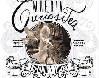 Black Forest cake "Forbidden Forest" Morbid CuriosiTea  LARGE 3oz
