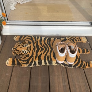 Tiger Door Mat / Animal Door Mats / Coir Floor Mat /