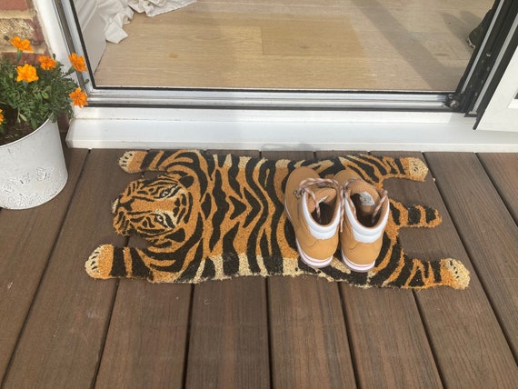 Tiger Door Mat / Animal Door Mats / Coir Floor Mat / - Etsy
