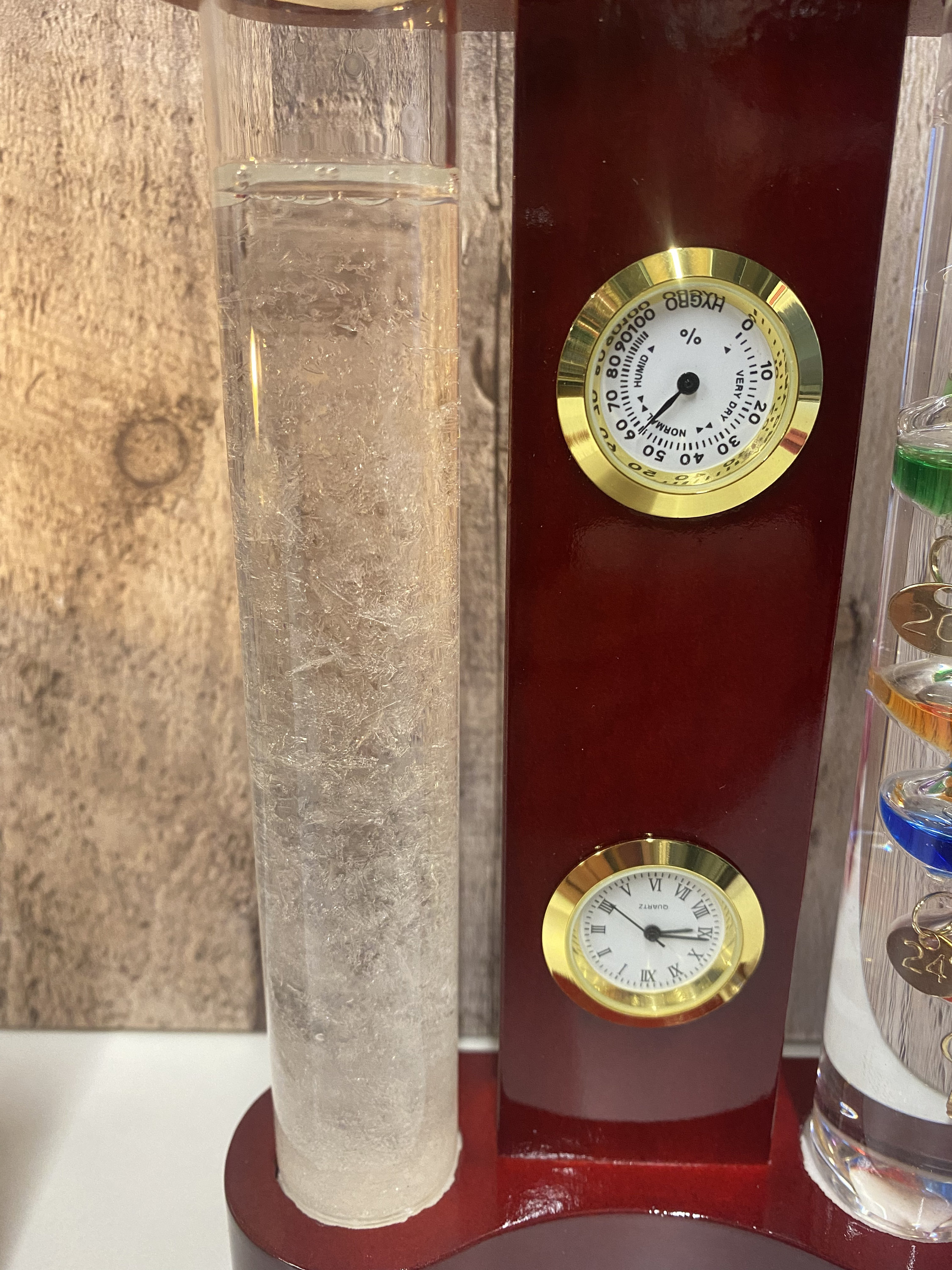 Galileo Thermometer / Storm Glass / Indoor Weather Station / Etsy UK