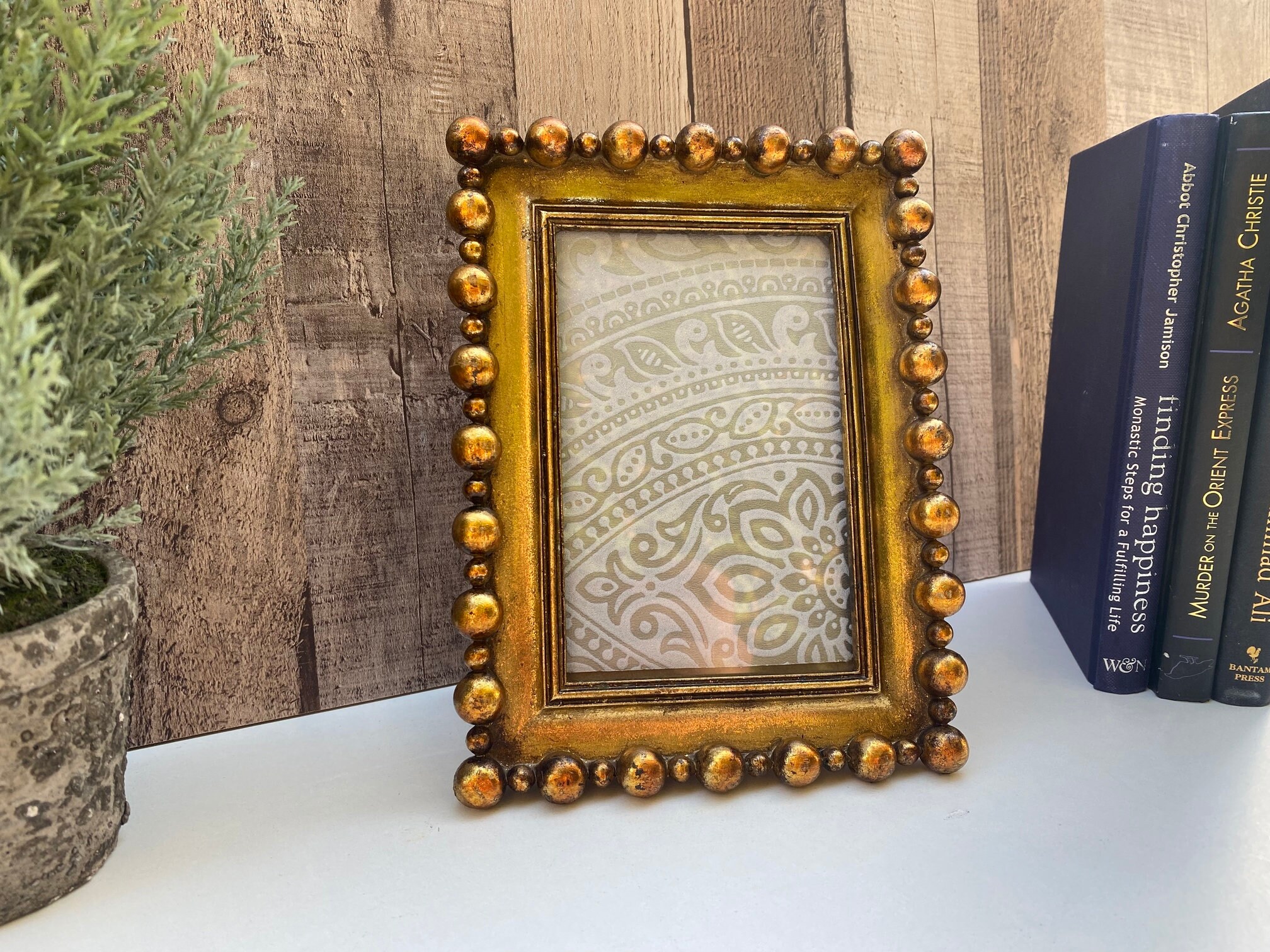 Gold Photo Frame / Vintage Style Photo Frame / 4 X 6 Photo Etsy UK