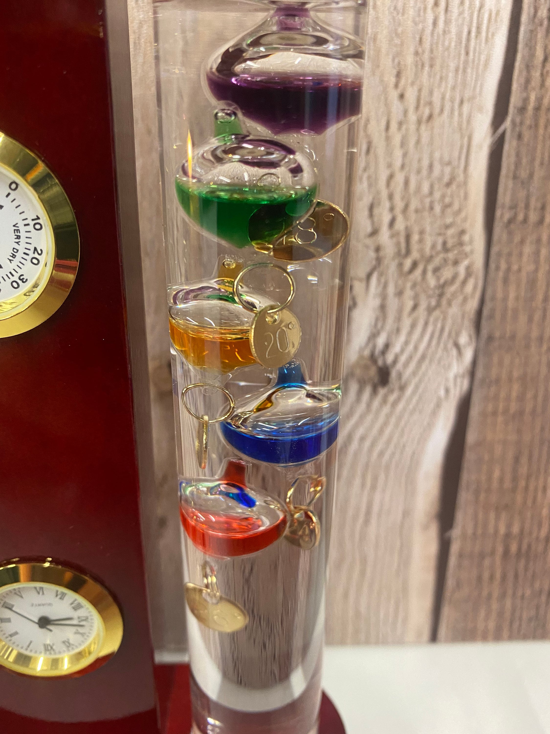 Galileo Thermometer / Storm Glass / Indoor Weather Station / Etsy UK