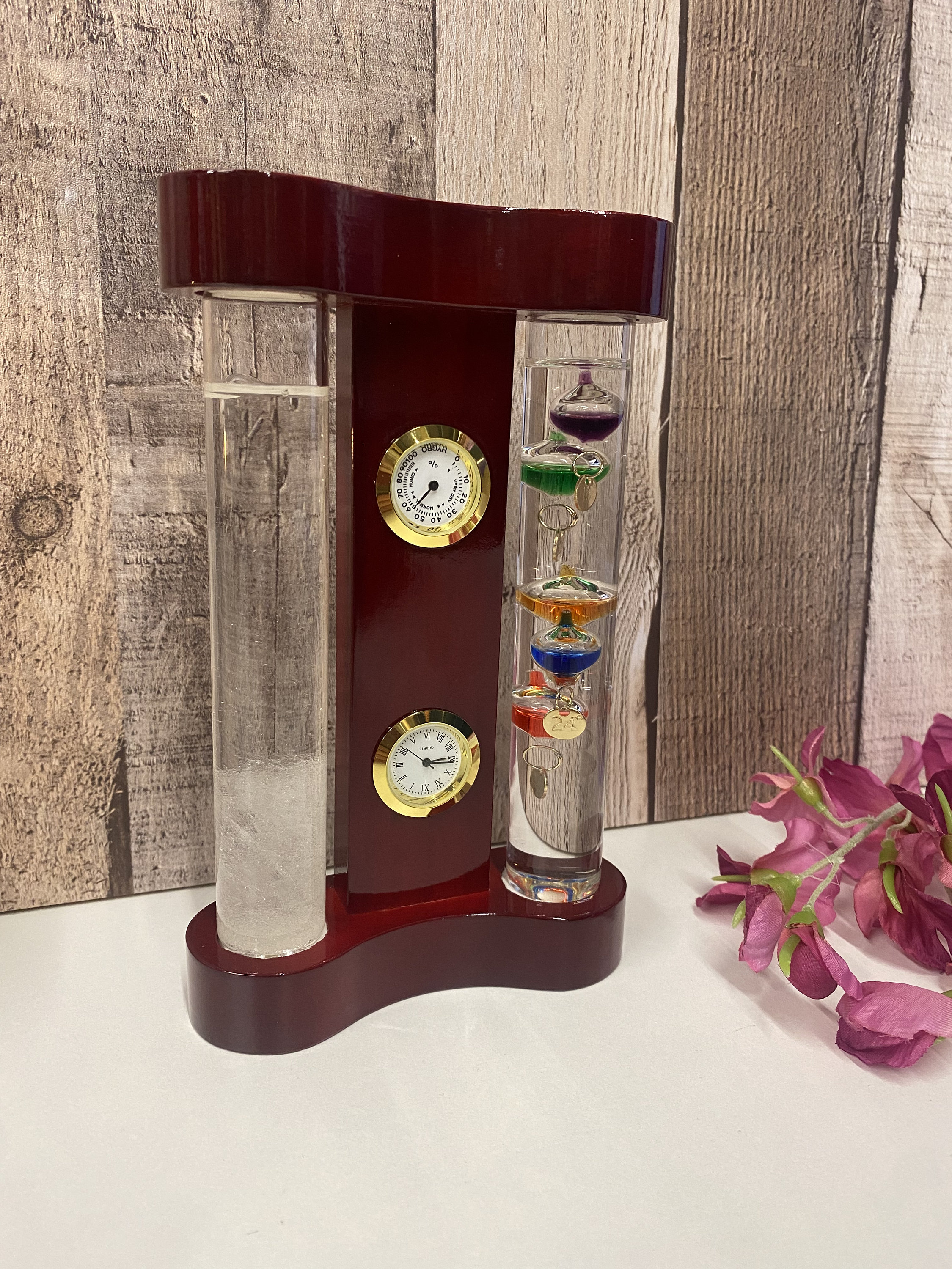Galileo Thermometer / Storm Glass / Indoor Weather Station / Etsy UK