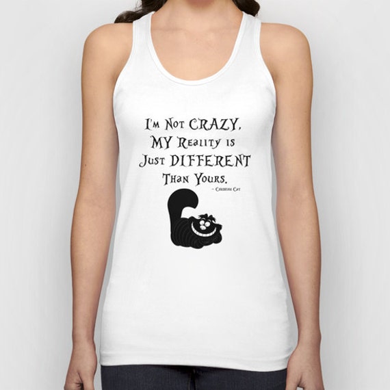 Disney Alice in Wonderland Tim Burton/'s Cheshire Cat Ladies Tank Top Singlet
