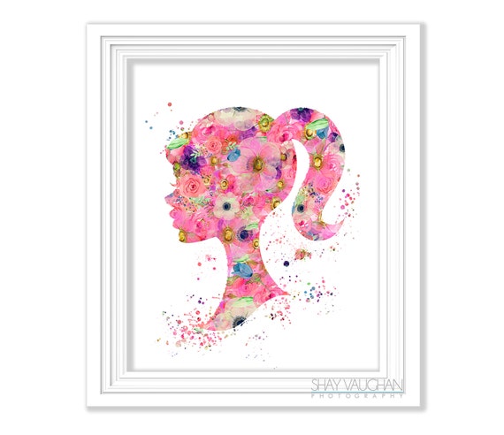barbie wall print
