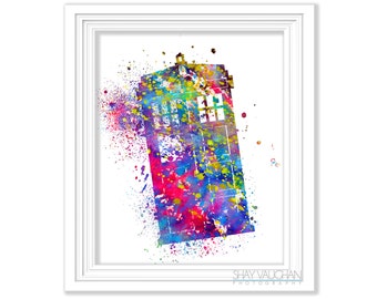 Dalek Art Print Doctor Who Art Doctor Who Dalek Watercolor Dalek Poster ...