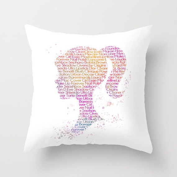 barbie throw pillow