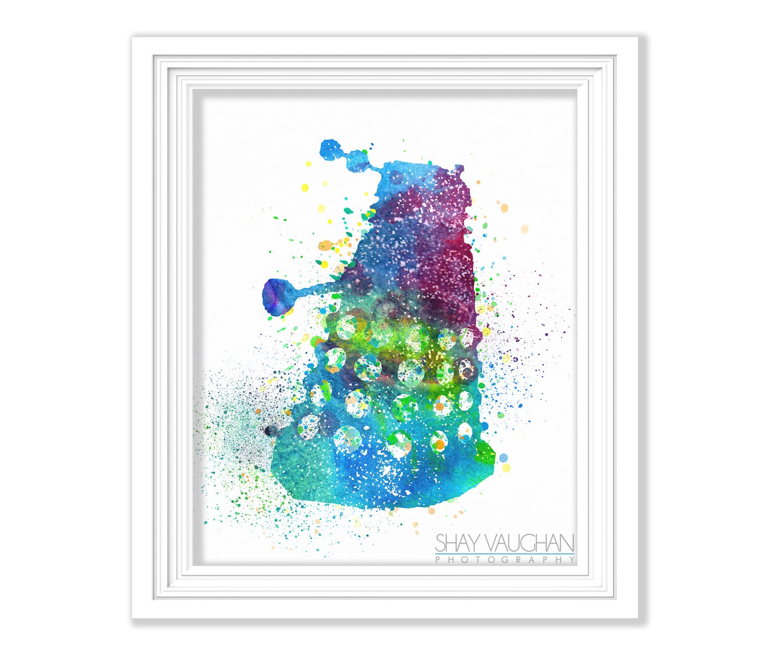 Doctor Who Art Dalek Art Print Dalek Watercolor Doctor Who Watercolor ...