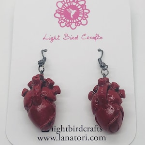 Anatomical Heart Earrings