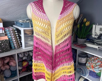 Crochet vest