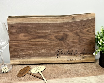 Meant to Brie Personalized Charcuterie Board | Charcuterie Board | Engraved | Personalized Cheese Board | Unique Gift | Housewarming