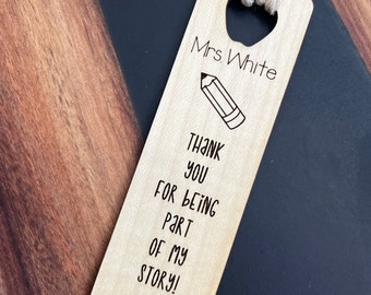 Bookmark | Teacher | Daycare | Provider | End of the year gift | Thank you gift
