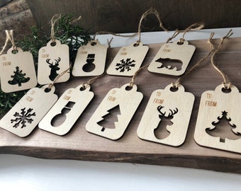 Classic Wooden Gift Tags/Gift Tag Set