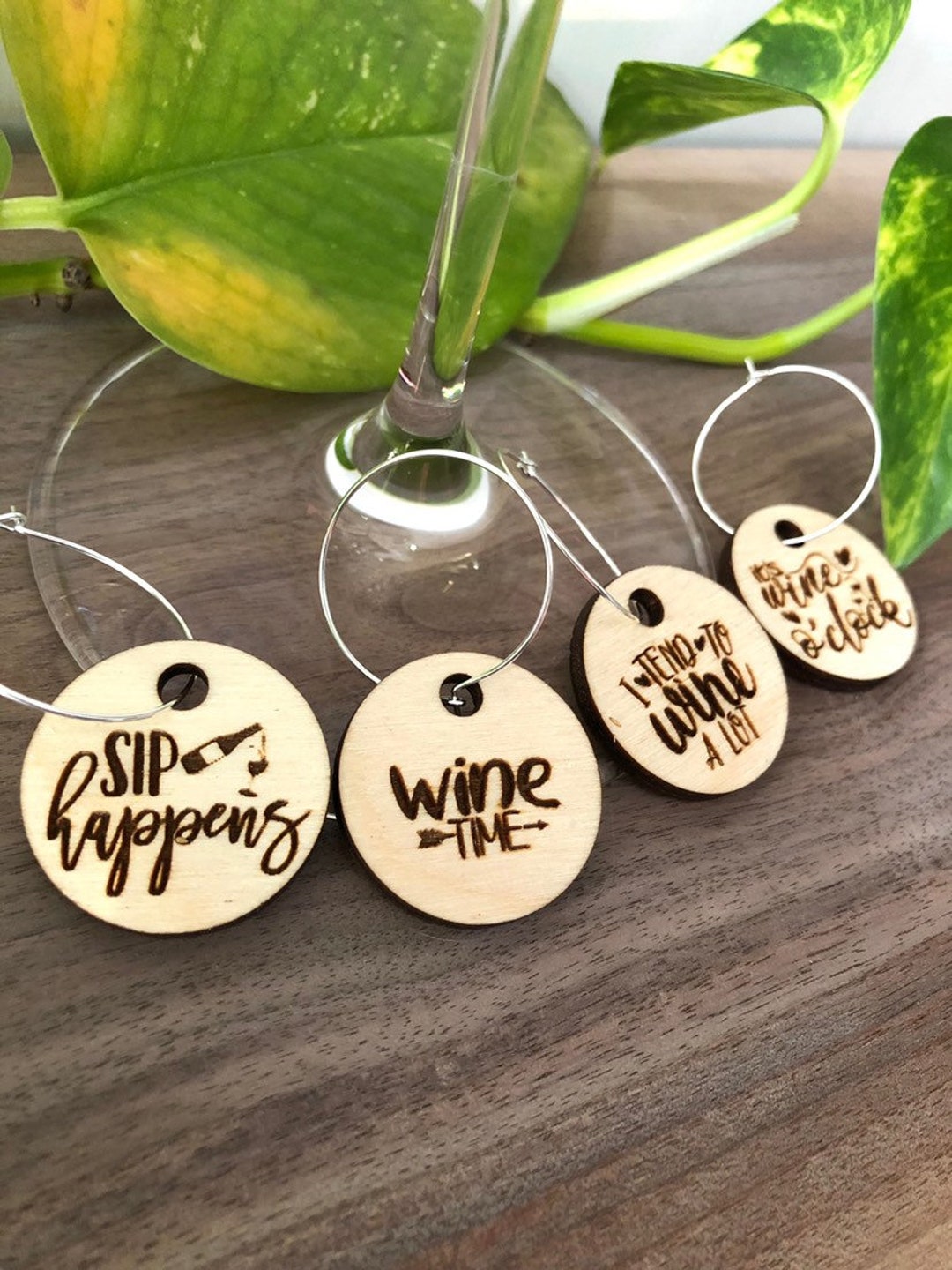 Wine Charms/custom Wine Charms/engraved Wine Charms Etsy