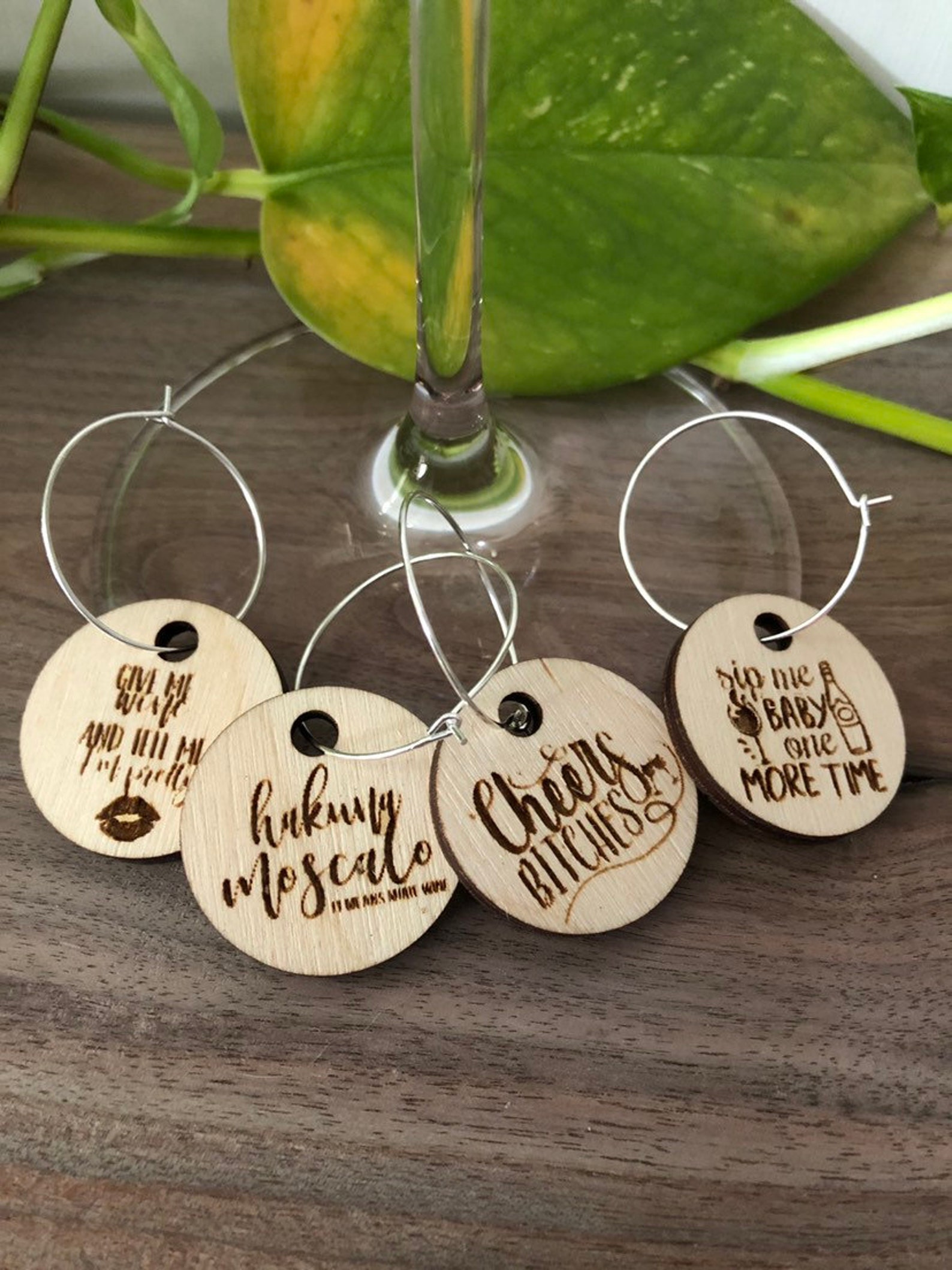 Wine Charms/custom Wine Charms/engraved Wine Charms - Etsy