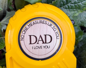 Measuring Tape / Idea For Dad / Father's Day Gift / Unique Present for Dad / Grandpa Papa Opa / From Kids