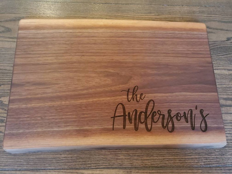 Custom Charcuterie Board Wooden Cutting Board Personalized Cheese Board Custom Cutting Board Personalized Gift Housewarming image 2