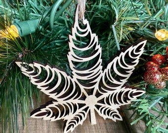 Marijuana Cannabis Pot Christmas Ornament / 420 Tree Ornaments / Gag Gift / 420 Friendly