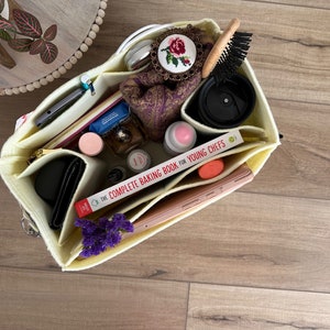 Purse Organizer For Di.or Book Tote Medium | Tote Bag Organizer | Bag Insert | Designer Tote