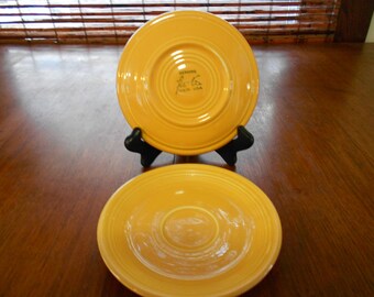 Fiesta Ware Original Yellow Saucer