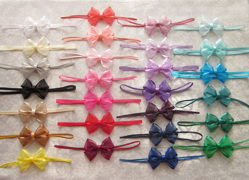 Toddler Girl Hair Bow Dark Royal Blue Hair Bow Baby Pictures Bow Small Blue Bow Headband Family Photos Bow Newborn Photos Bow
